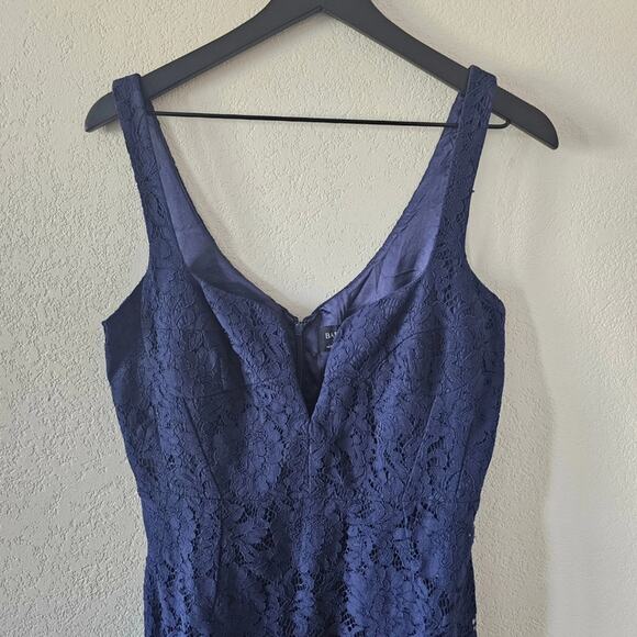 New Bardot Adeline Midi Dress In Navy sz medium - Picture 7 of 10